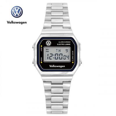 [VOLKSWAGEN Uhr] VOLKSWAGEN Uhr Unisex Digitale Metalluhr VW-Käfer2B-SV