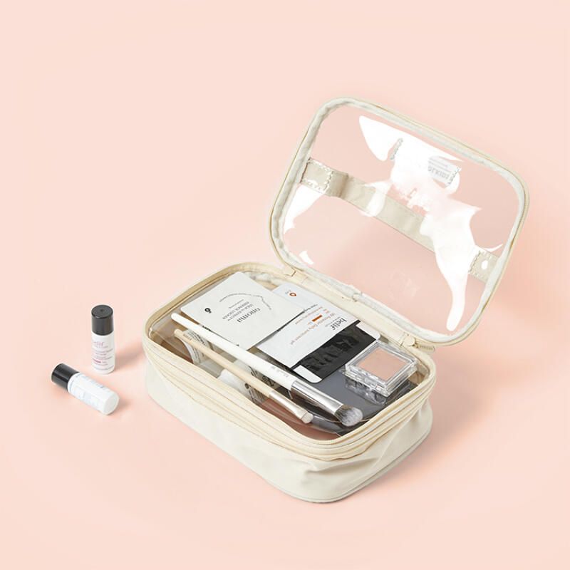 2-tier Transparent Makeup Pouch (37003287)