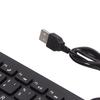 Topiky USB Keyboard, 78 Keys Russian German French Wired Computer Keyboard Mute Ultra-Thin Desktop Keyboard for Office or Home Use (Russian)
