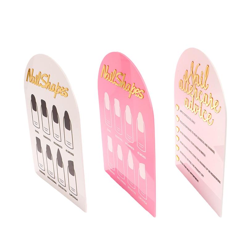 Nageltip-Displayboard DIY Acryl Nail Art Displayständer Maniküre-Display Nageltip-Präsentationshalter für Nagelstudio Nail Art Werkzeug