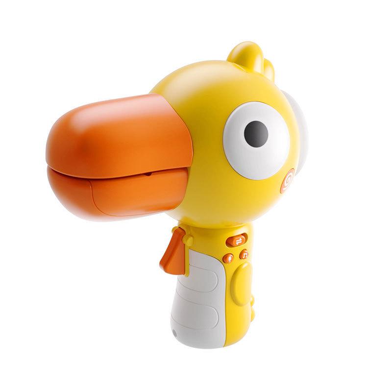 Cartoon Toucan Voice Changer: Children's Microphone & Amplifier Toy with Recording Feature