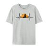 Sailing Heartbeat Tshirts For Men 2024 New Fashion Cotton Top Tshirts Cute Style Anime Printed TShirt