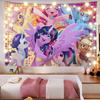 My Little Pony Tapestry - Cute Girls' Room Dorm Decor Wall Hanging Backdrop.