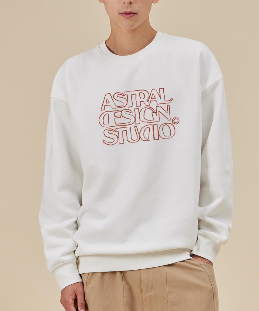 ASTRAL PROJECTION Astral Design Studio 2 Loose Fit Sweatshirt_White