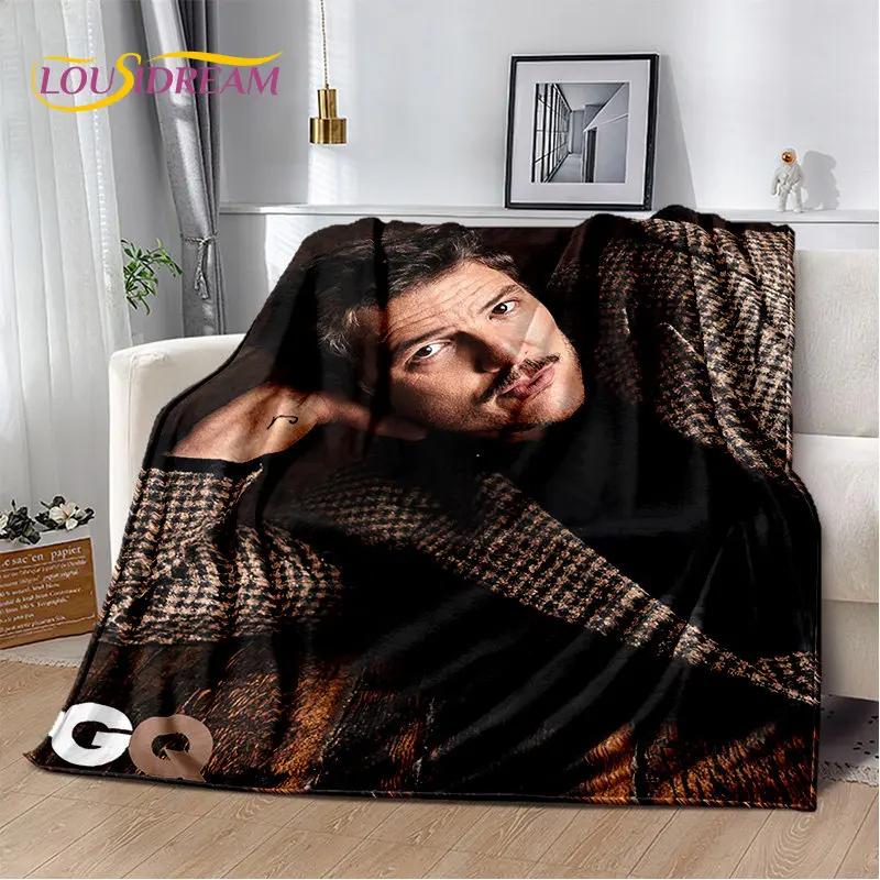 Couverture Peluche Douce Photo Jose Pedro Balmaceda Pascal Imprimée en 3D, Couverture Flanelle Couverture Jetée pour Salon Chambre à Coucher Lit Canapé
