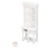 Dollhouse Bookcase 1:12 Exquisite Retro Birch Mini Double Drawer Cabinet Model Dollhouse Furniture Decoration