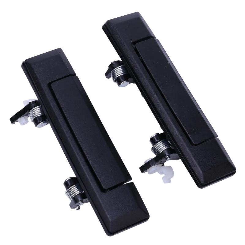 Vehicle Exterior Door Handle Repair Part 69220-90K00 69210-90K00 with ABS Construction, Pull-Style Form and Visible Spring-Linked Rear Hardware
