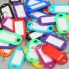10Pcs/set Multicolor Keychain Key Id Label Tags Luggage Id Tags Hotel Number Card