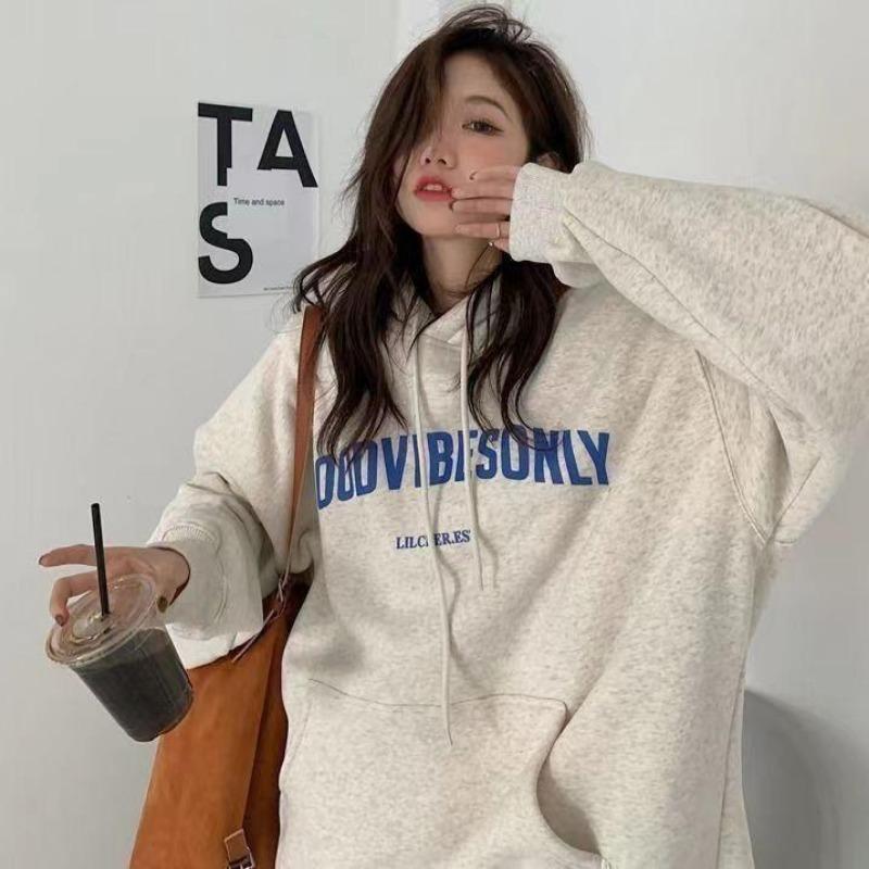 

Женские свободные свитера с длинным рукавом и V-образным вырезом, женские топы, однотонные толстовки M