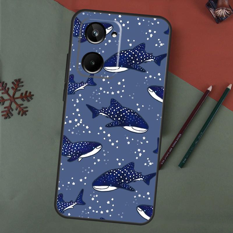 whale sharks Case For Realme C55 C51 C75 C63 C61 C53 C35 C65 C67 C71 11 12 13 14 15 Pro Plus GT6 GT7 Pro