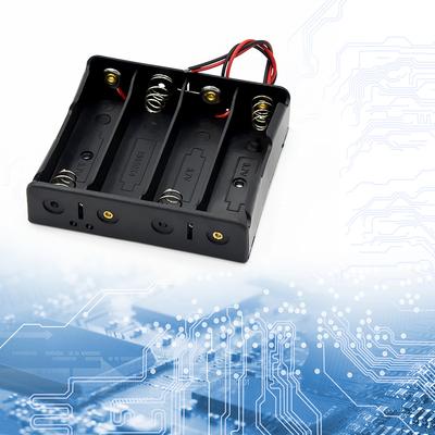 1 2 3 4 Slot 18650 Battery Storage Box Case with Wire Lead DIY Batteries Clip Holder Container for 18650 3.7V Battery