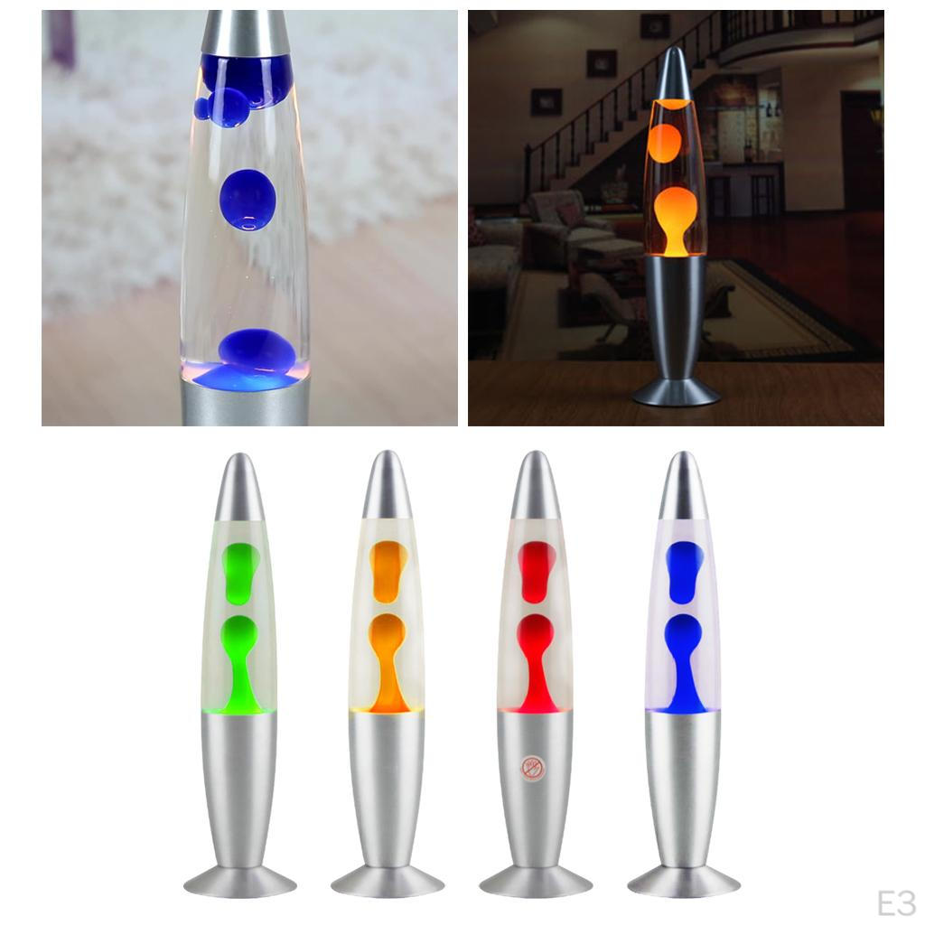 Creative Lava Lamp Nursery Bedside Night Light Home Decor EU Red