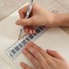 Xiaomi 1/3pcs Creative Music Ruler 15cm, Piano Design Measuring Tool & Bookmark, for Musicians, Office, School Stationery Supply