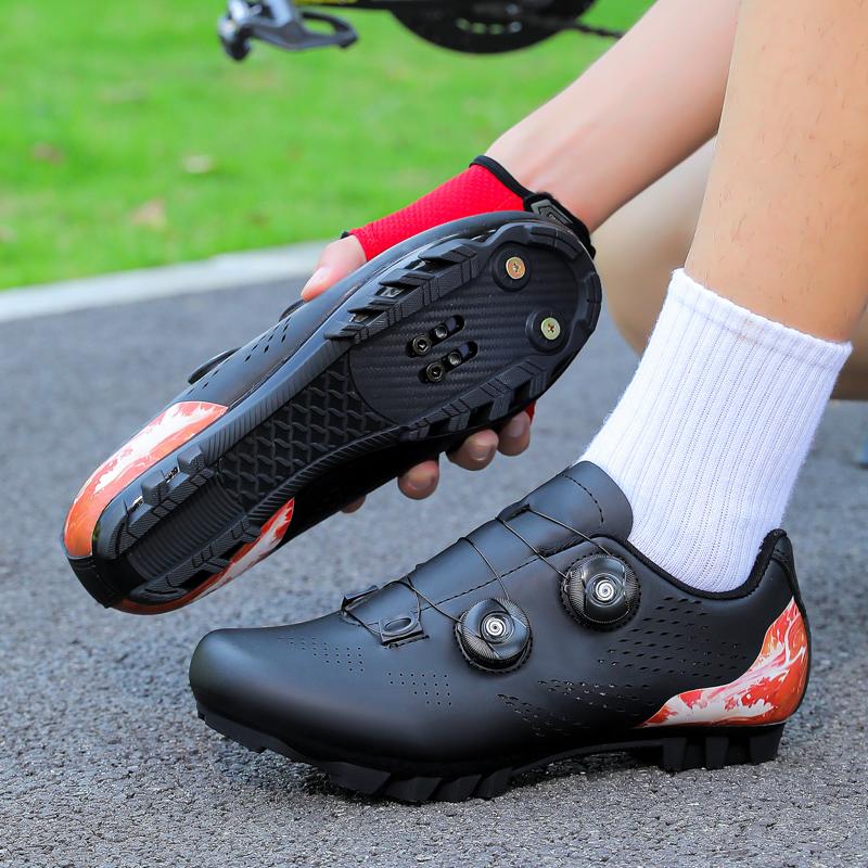 2025 Men's And Women's MTB Cycling Shoes SPD Outdoor Speed Road Bike Racing Shoes Non-Slip Breathable Wear-Resistant BOA Knob