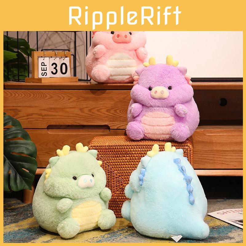 Pig Plush Macaron Toy Animal Stuffed Doll Bedroom Decoration Kids 30cm Gift