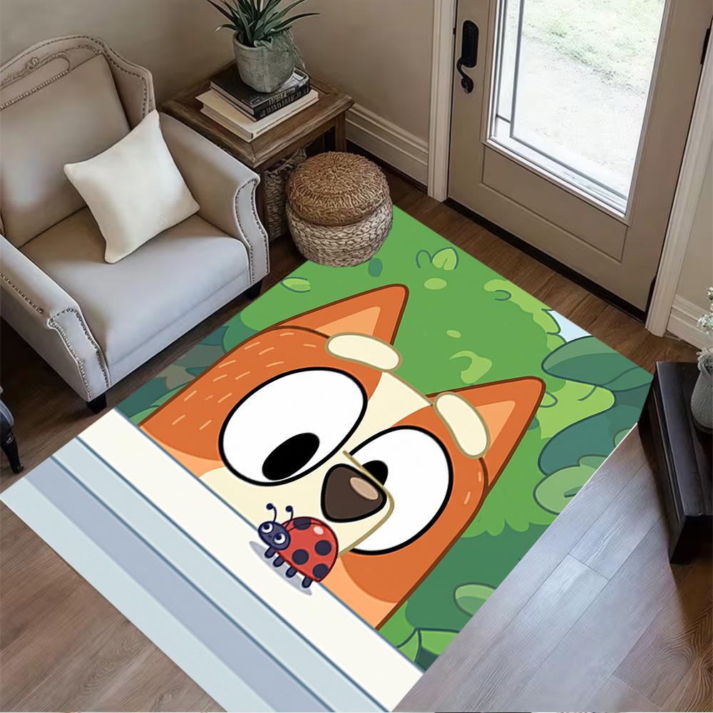 Bluey Adventures Area Rug Suitable for Dormitory Decorate room Game Room Bedrooms Antislip Carpet Decorate Offices Wedding Party Gift