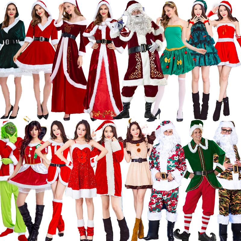 Christmas red dress little red riding hood costume cosplay adult cosplay santa suit
