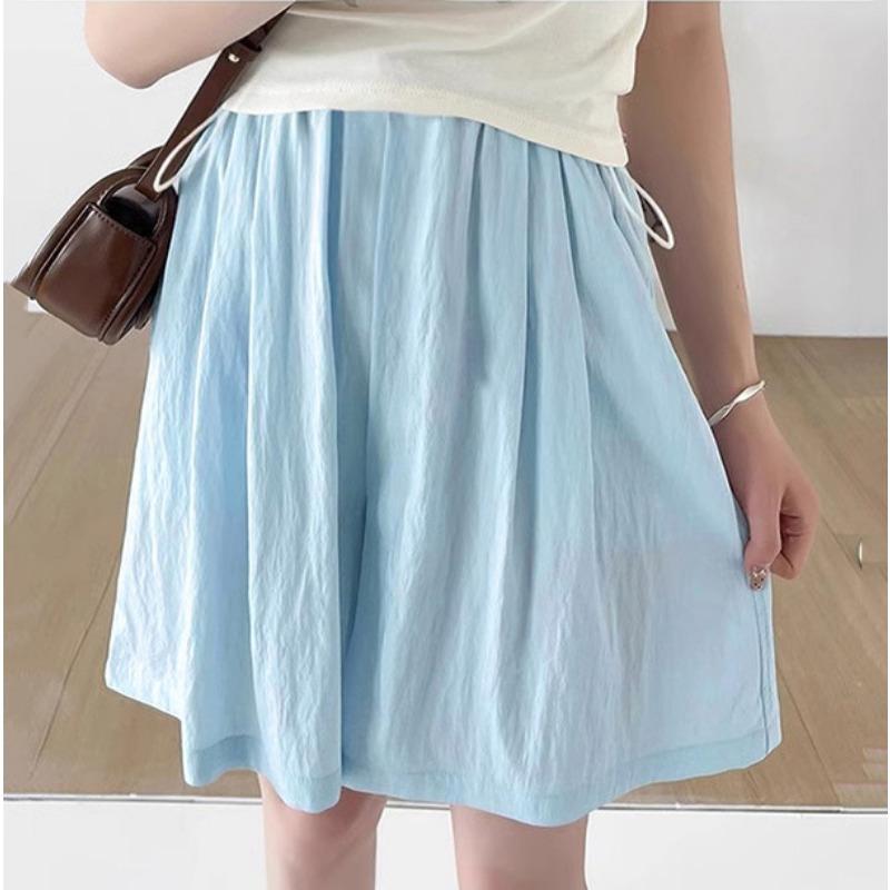 

Беременные женщины носят пятиточечные широкие брюки Ямамото летом. Новые свободные дышащие быстросохнущие тонкие повседневные шорты для женщин 5XL