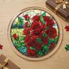 Acrylic Puzzle Suncatcher, Stained Glass Window Hanging Ornaments, DIY Jigsaw Puzzle Sun Catcher Kit for Home, Garden Decor, Gift for Women,