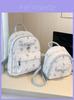 Cute Bear Backpack For Girls And Women Pu Cartoon Printed Daypack For School And Casual Use