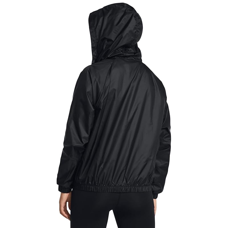 Under Armour Sports Windbreaker Full-Zip Jacket 1382698 001 (Black/M/Women's)