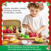 Set Giocattolo Cucina per Bambini Frutta e Verdura da Tagliare e Pelare Giocattoli Giocattoli Casa delle Bambole Educativi per Bambini Regali di Compleanno