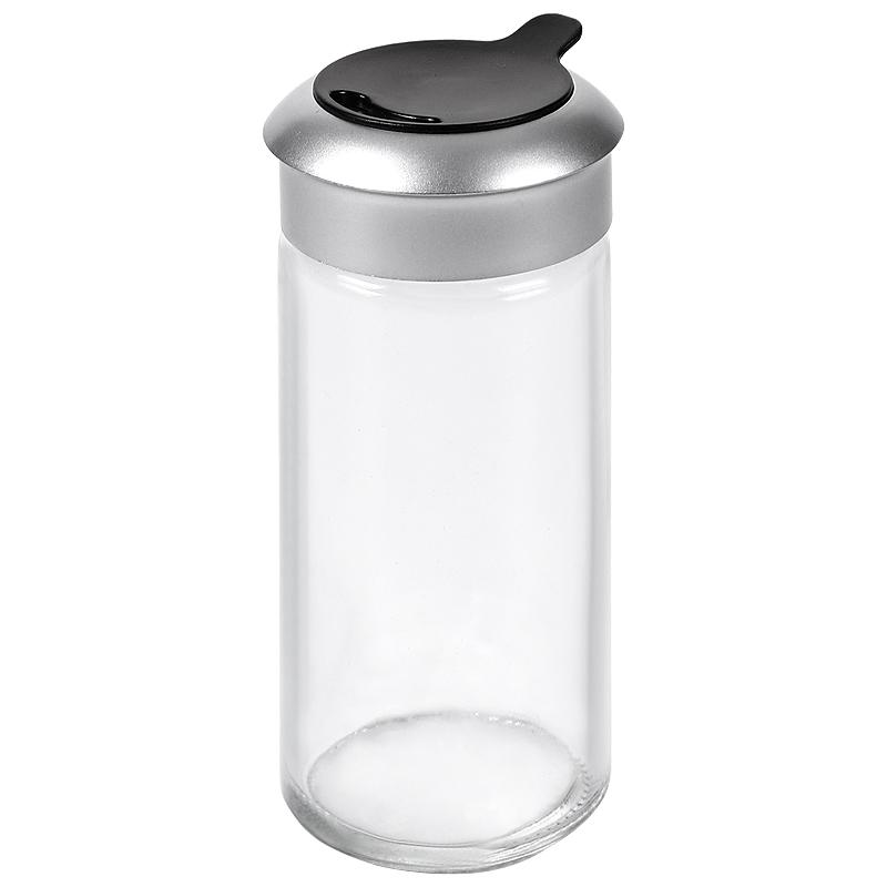 Holaroom High Borosilicate Glass Seasoning Can Salt Sesame Solid Condiment Seal Bottle Pepper Spice Shaker With Rotary ZM919