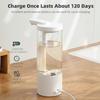 Kitchen 500ml Automatic Liquid Soap Dispenser USB Rechargeable Touchless Hand High Capacity Detergent Bathroom Dispenser