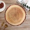 Waterproof Nordic Style Placemats Stain-Resistant Coaster Wood Grain Placemats  Holiday Travel