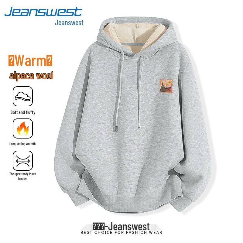 Худи унисекс из плотного флиса с граффити от Jeanswest 5XL