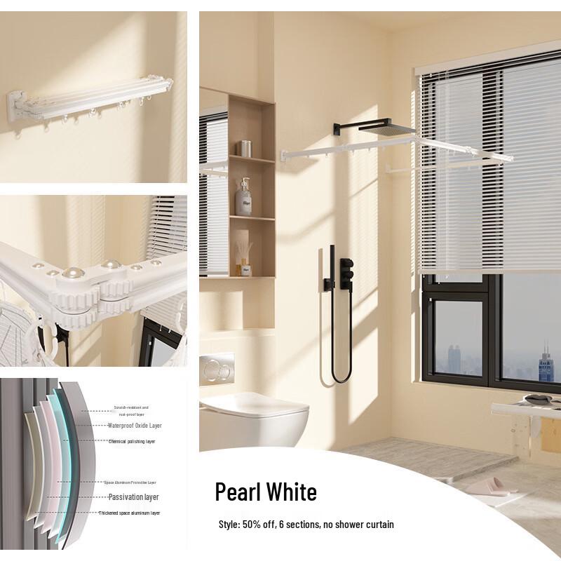 

Yicang Retractable Folding Dry-Wet Separation Shower Partition