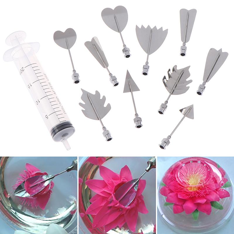 Cake Decorating Tools 3D Jelly Flower Art Tool Jelly Cake Gelatin Pudding Nozzle
