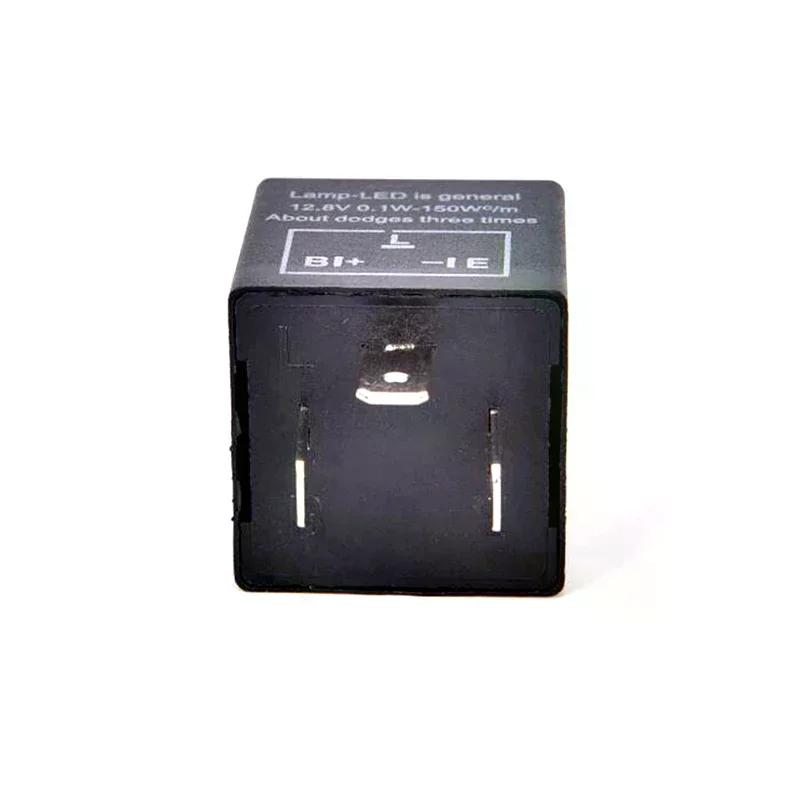 12V 3-Pin LED Adjustable Car Flasher Flash Relay For Turn Signal Light CF13