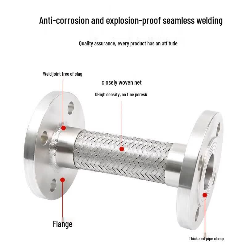 Steel Braided Flanged Metal Hose