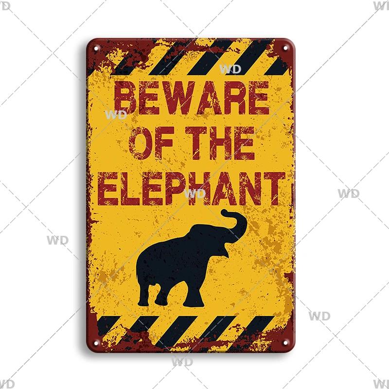 Attenzione Pericolo Cartelli Metallici Attenzione agli Animali Poster Gatto Targhetta Murale Vintage Placca Metallica Pub Bar Casa Pittura Decorazione Man Cave