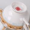 Zestaw filiżanek do kawy i spodków Shengshi Tangyun z porcelany kostnej