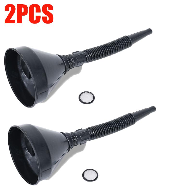Universal Oil Funnel with Filter Pipe Handle Set Diesel Oil Filling Tool Auto Accessories for Truck Motorcycle Off Road Vehicle
