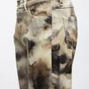 Women's Cotton Trousers with Watercolor Print PLEASE