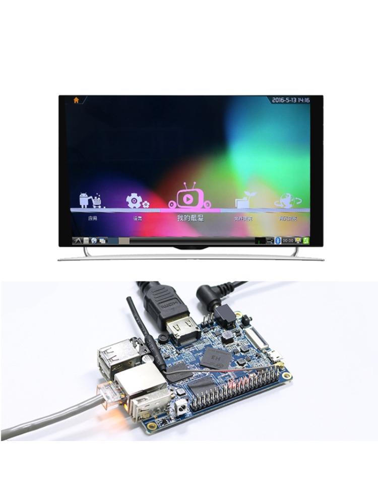 Orange Pi PC Plus 8G EMMC cu WIFI, AllWinner SoC, computer de bord cu sursă deschisă, rulează 4.4/ Ubuntu/ ebian OS