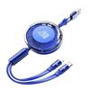 100W Type-C 3-in-1 Fast Charging Cable for Huawei, Android, and Apple Devices