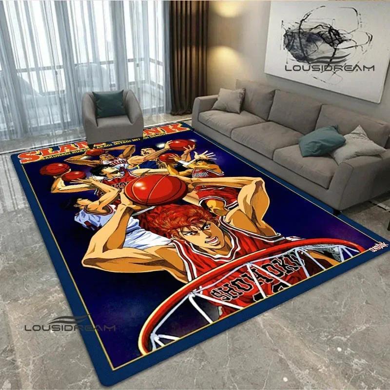 3D Cartoon Slam Dunk printed carpet Non-slip carpet outdoor carpets area rug Home bedroom decor rug for bedroom birthday gift