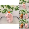 Adorable Cute Plush Capybara Bubble Blowing Keychain Soft Toy For Animal Lovers
