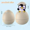 Shower Toys Cute Duckling,Penguin Egg Toys with Water Spray for Bath Time Fun, Soft Plastic, Ideal for Infants and Youngsters,Toy, Shower Gifts