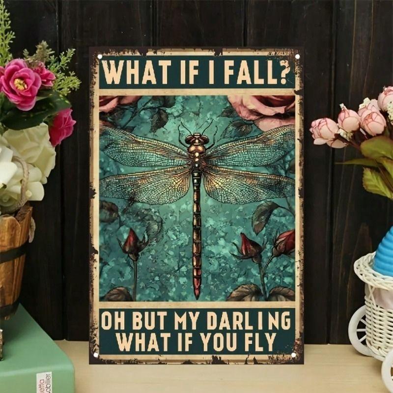 Vintage Metal Painting for Living Room Kitchen Studio Garage Wall Decor