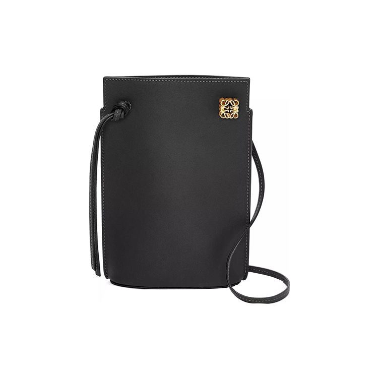

Loewe Solid Color Minimalist Embossed Letter Puzzle Leather Tote Shoulder Crossbody Bag Women bags Black C630R12X01-1100 Basic Set (Bag+Dust Bag)
