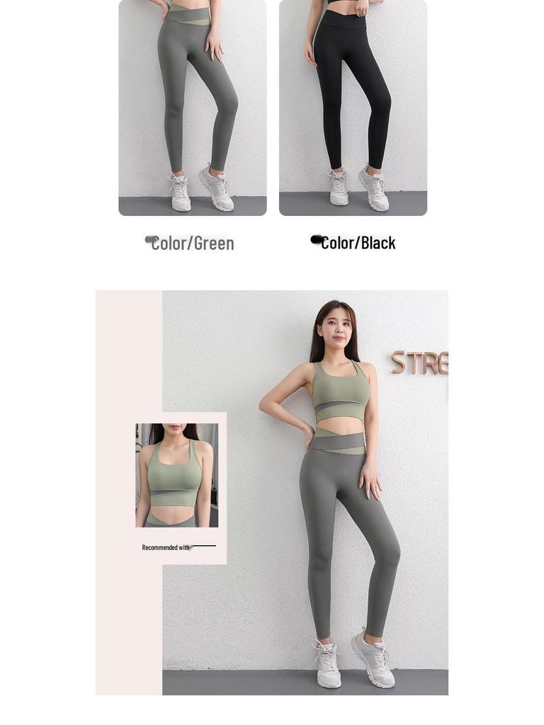 Women's High-Waist Yoga Pants: Thin, Peach Hip Lift, Tummy Control, Quick-Dry, Tight Fit for Spring/Summer Running & Training