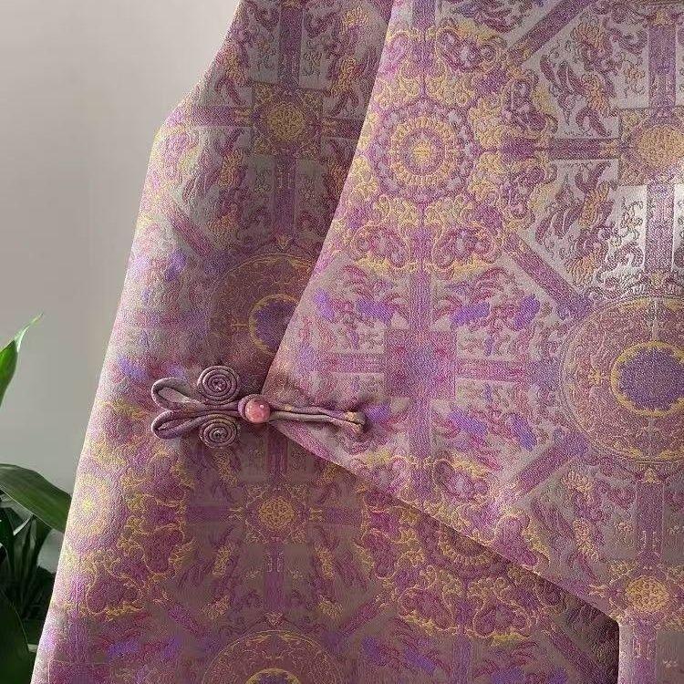 Spring women's models 2025 new models this year popular diagonal placket purple Octopus vest