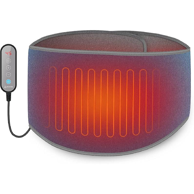 Comfier Heating Pad for Back Pain Relief, Heating Pads for Period Cramps,Fast Heating, 6 Levels & 10 Timers Auto Shut-Off,Waist Heated Wrap Belt for