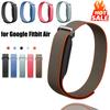 Sportovní pletený nylonový řemínek na hodinky pro Google Fitbit Air Loops Náramek Prodyšný Pásek se suchým zipem Nastavitelný náramek na zápěstí