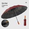 Dual-Use Automatic Umbrella for Men & Women: Sun & Rain Protection with black glue sunshade. Customizable with printed logo, fits two people.